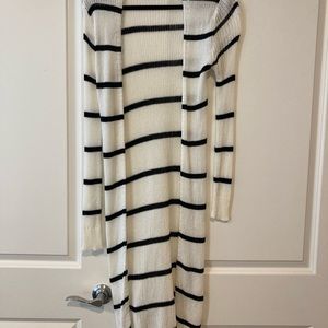 Long Striped Cardigan from Pink Lily